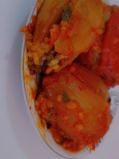 عکسی از دستور دلمه پیاز