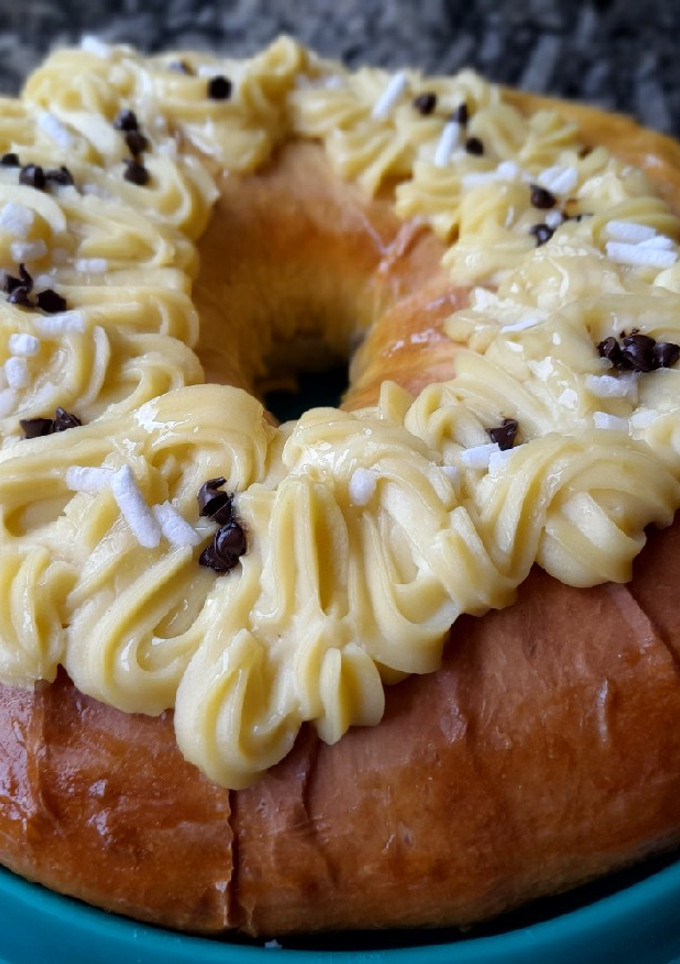 Una foto de Roscón dulce