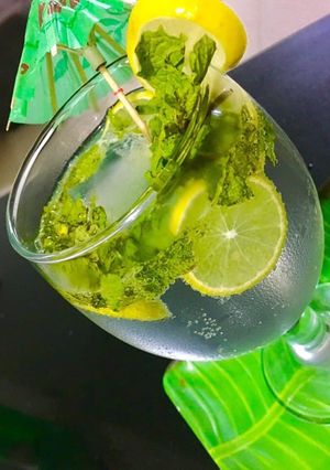 A picture of Virgin Mojito (mocktail)🇵🇰💚🇵🇰💚🇵🇰💚🇵🇰💚🇵🇰💚🇵🇰💚🇵🇰💚🇵🇰💚.