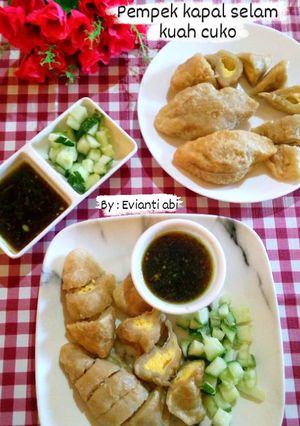 Foto resep Pempek kapal selam kuah cuko