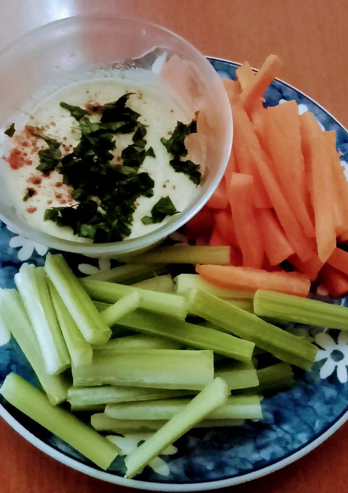 Una foto de Hummus de garbanzo