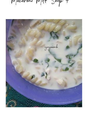 Foto resep Macaroni Milk Soup 4* (MPASI)
