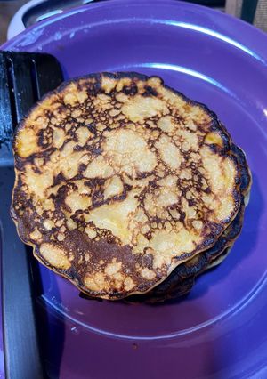 Una foto de Panqueques de banana