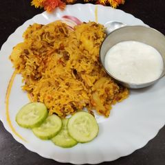 A picture of Moong dal khichdi - One pot meal.