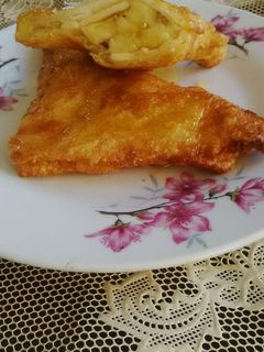 Foto resep Samosa pisang keju saus madu