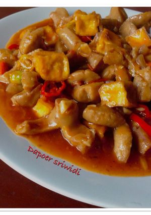 Foto resep Sosis & tahu asam manis