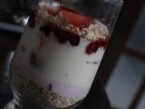 Strawberry cheesecake overnight oat