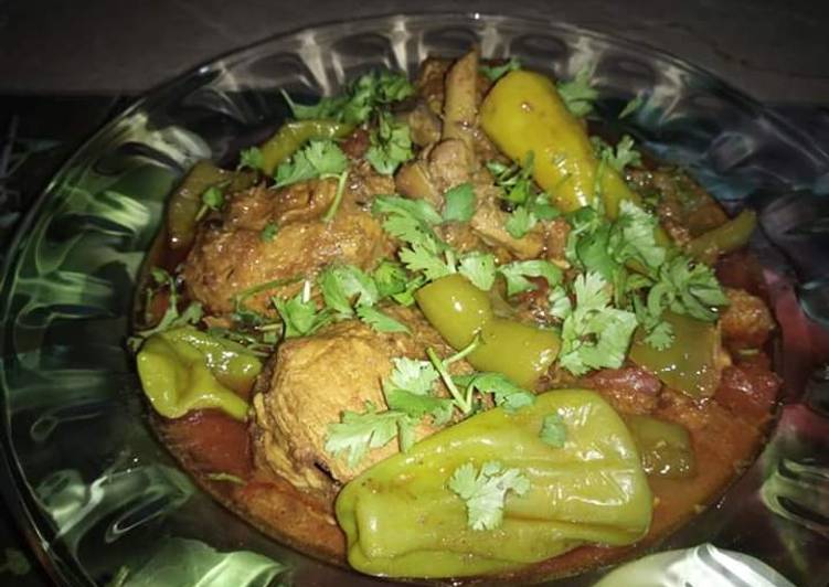 Recipe of Any-night-of-the-week Shimla Mirch Chicken