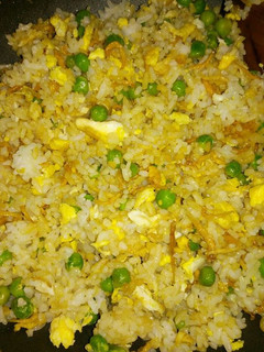 A picture of Nasi Goreng Teri (Anchovy Fried Rice).