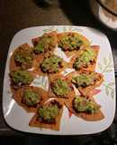 ChoriQuesoGuacamole Nachos.