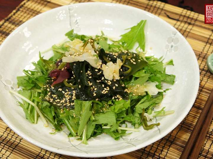 Easy Way Make Recipe Japanese Seaweed Salad with Sesame &amp;amp; Miso Dressing that is Can Pamper Your Tongue, Can Spoil the Tongue}