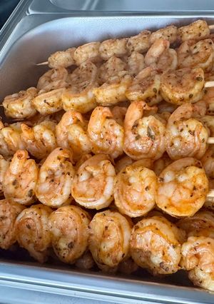 A picture of Shrimp Skewers Recipe (No Grill).