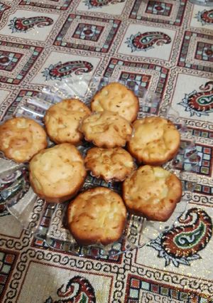 عکسی از دستور مافین سیب و عسل