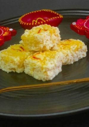 A picture of Paneer Malai Burfi... Rakshabandhan Special ✨.