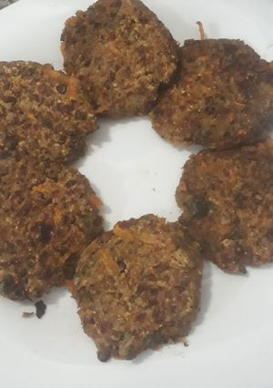 Una foto de Hamburguesas de lentejas 😁
