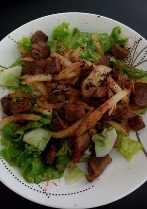 Foto resep Beef Salad (Diet Mayo)