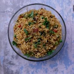 A picture of Vegetable biryani.