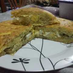 Una foto de Tortilla rellena