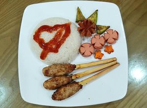 Hình của món Chả thịt xay cuốn sả - Nồi chiên không dầu.