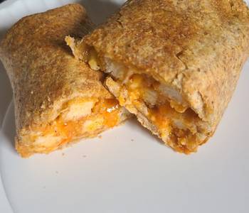 Update, Prepare Recipe Air fried crispy buffalo cheesy chicken wrap Home Style