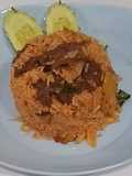 ข้าวผัดน้ำพริกเผาเนื้อ
