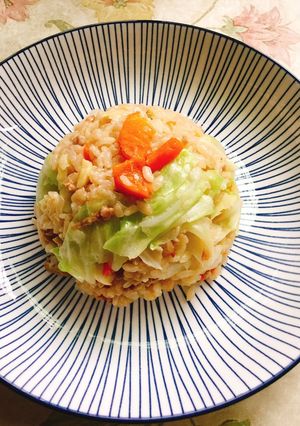 髙麗菜飯 的食譜成品照片
