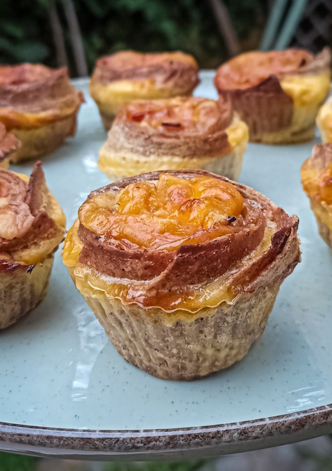 Una foto de Muffins de quesos