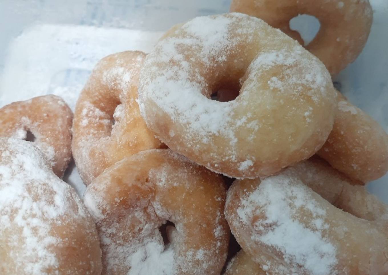 Donat kampung empuk tanpa kentang (takaran sendok)