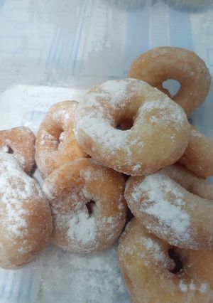 Foto resep Donat kampung empuk tanpa kentang (takaran sendok)