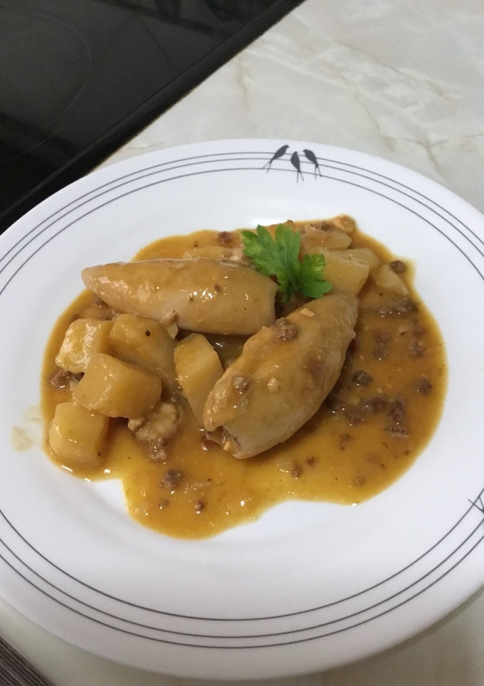 Una foto de Calamares rellenos de la abuela