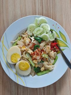 Foto resep Kwetiau Goreng Putih dg Salted Egg