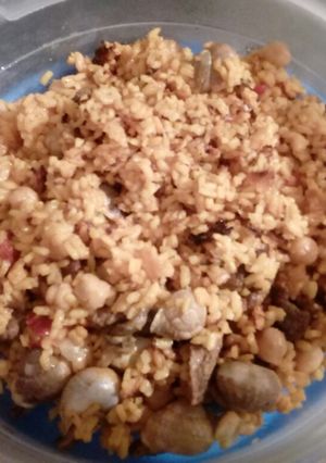 Foto principal de Arroz rápido con ternera y caracoles
