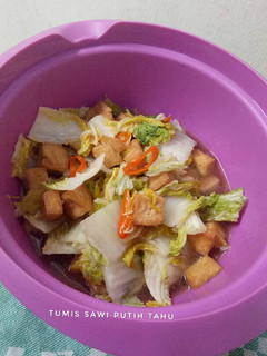 Foto resep Tumis Sawi Putih Tahu