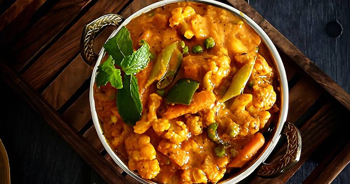Mix Veg Kadai Recipe by Suhita Rana Chowdhury👩‍🍳 Cookpad