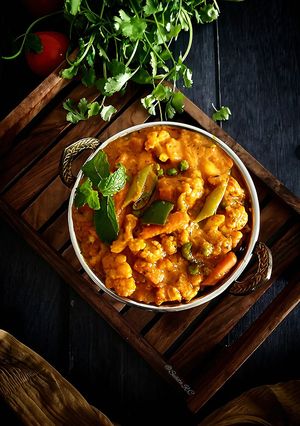 A picture of Mix Veg Kadai.