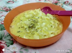 Foto resep Macaroni corn cheese ala mpasi 8 bulan Afasya