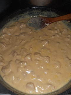 Una foto de Salsa blanca de pollo
