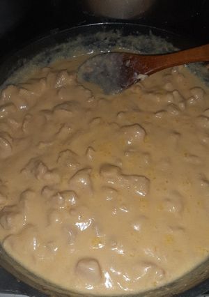 Una foto de Salsa blanca de pollo