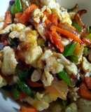 Egg and mix veg stir fry
