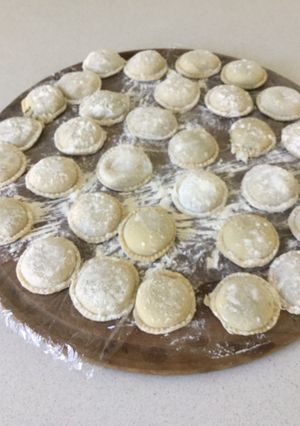 Una foto de Sorrentinos a la Vicha de Espinaca y Queso Azul