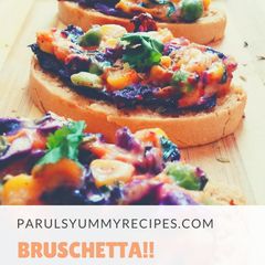 A picture of Bruschetta.
