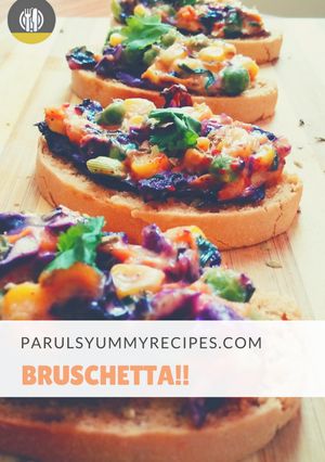A picture of Bruschetta.