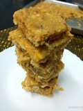 Coconut biscuit burfi