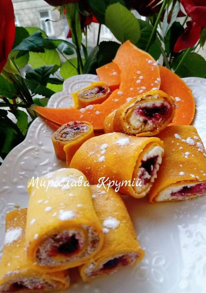 Млинці з гарбузом