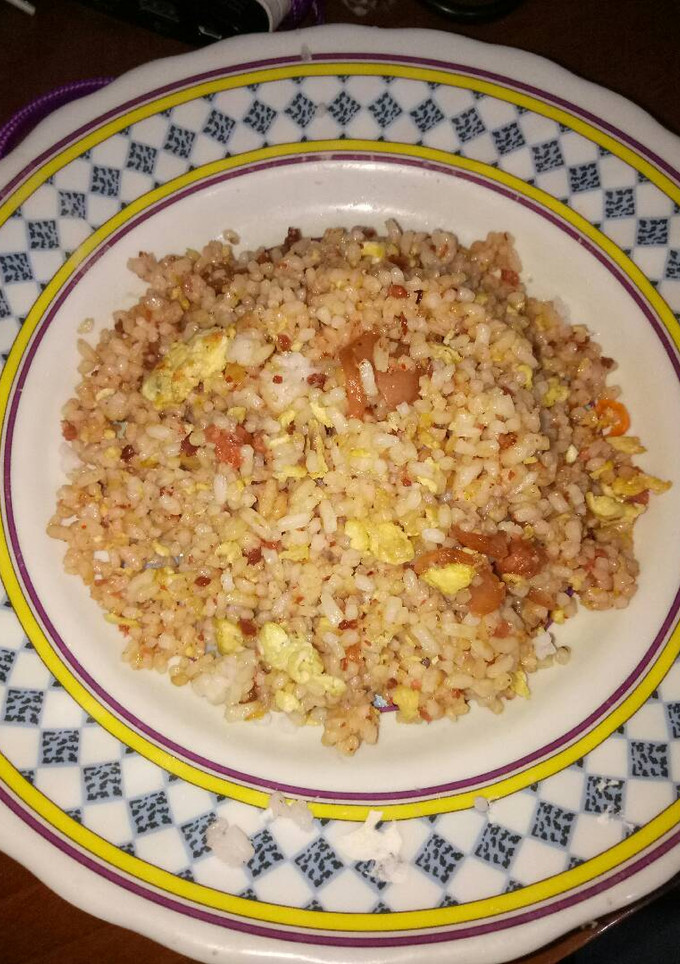 Foto resep Nasi goreng sosis dan kornet