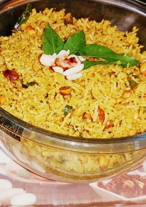 A picture of Recipe- Tamarind rice.