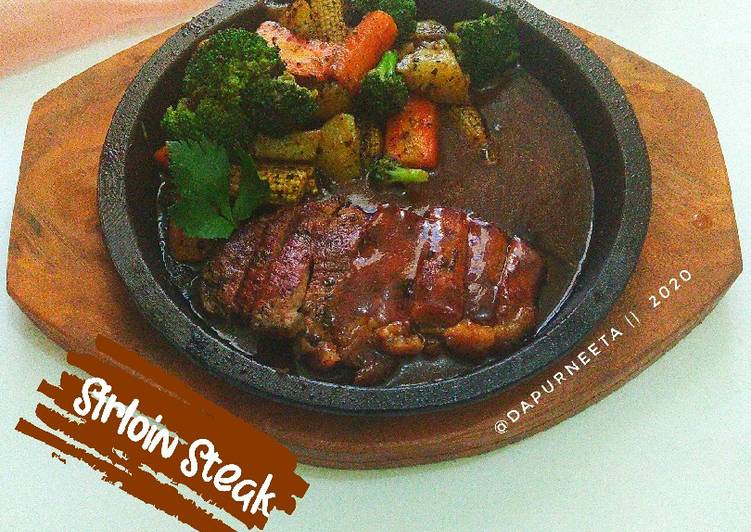 Sirloin Steak #Dirumahaja