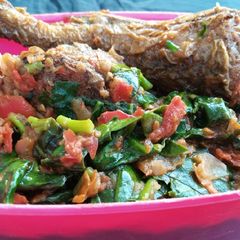 A picture of Spinach stew.