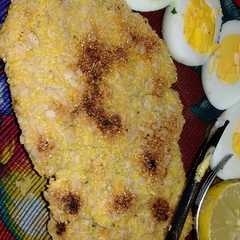 Una foto de Milanesa De Harina de Garbanzo Y Avena 💛