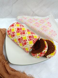 Foto resep Bolu Gulung Kukus Batik
